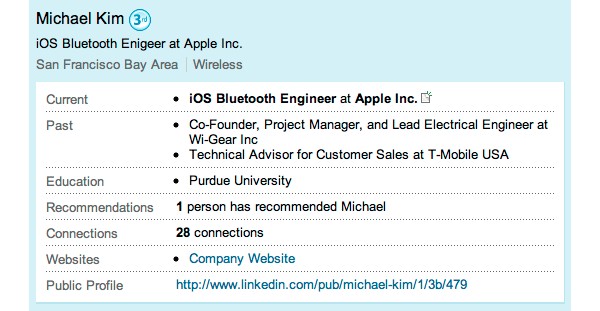 Apple, Bluetooth, Wi-Gear