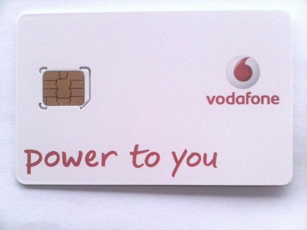 Micro SIM-  Vodafone