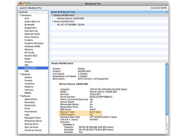 MacBook Pro 13"    TRIM  SSD-