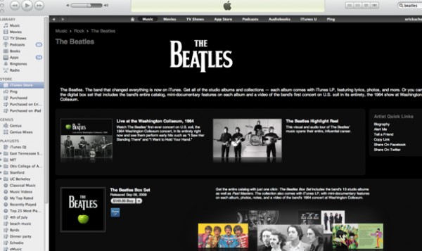 Apple, iTunes, Beatles