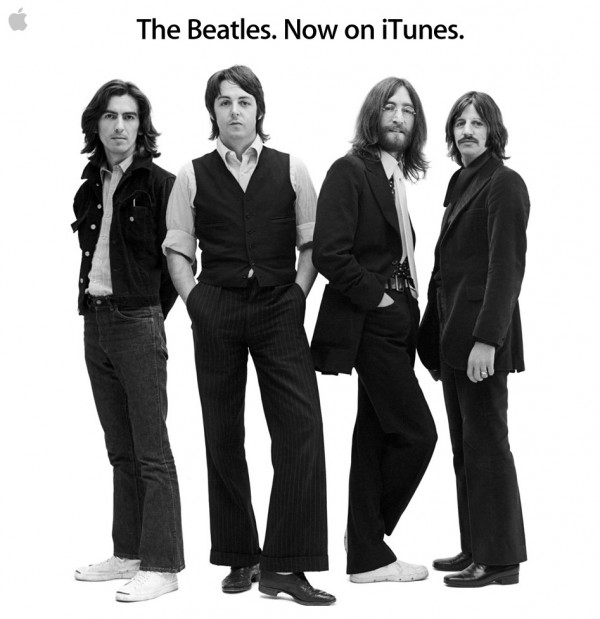 Amazon, Apple, Beatles, iTunes