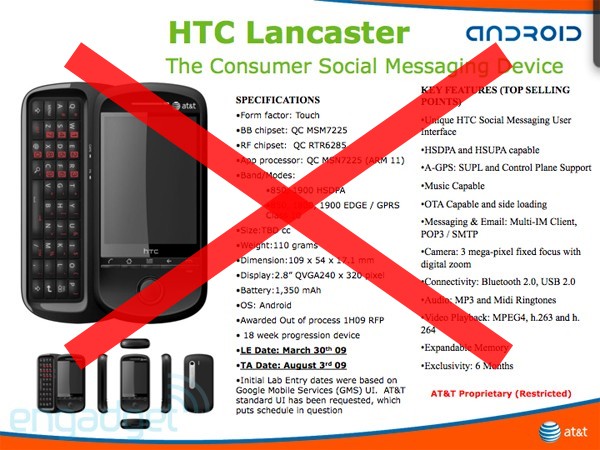HTC, Lancaster, Android, 
