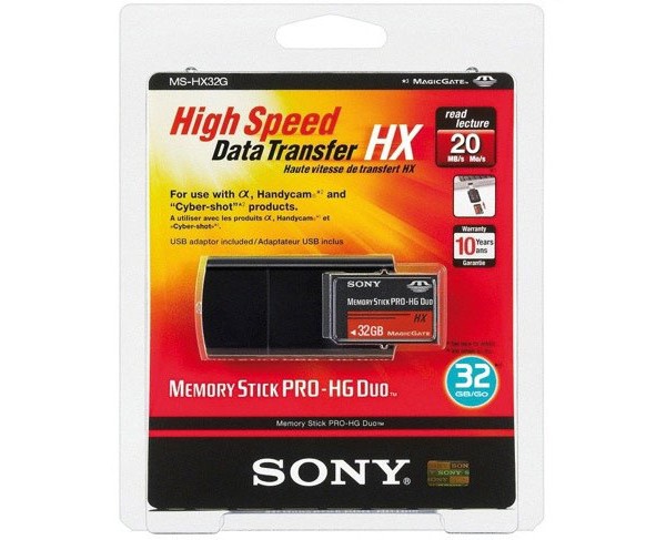 Sony, PRO Duo, PRO-HG Duo HX, Memory Stick