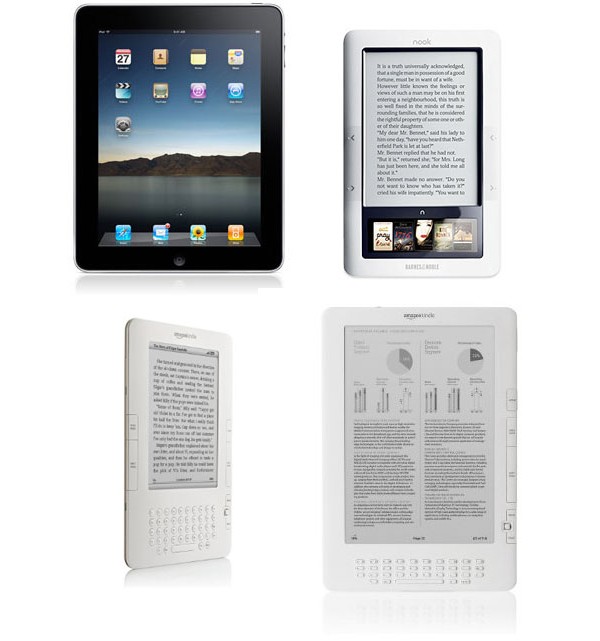 Amazon, Kindle, Nook, iPad, Apple 