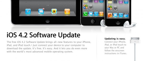 iOS 4.2, Apple, iPad, iPhone
