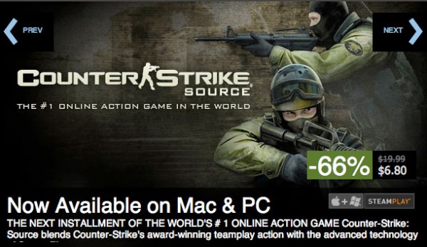 Valve, Steam, Mac, Counter-Strike: Source