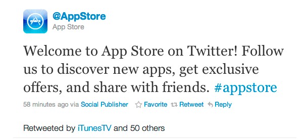 Apple, App Store, Twitter