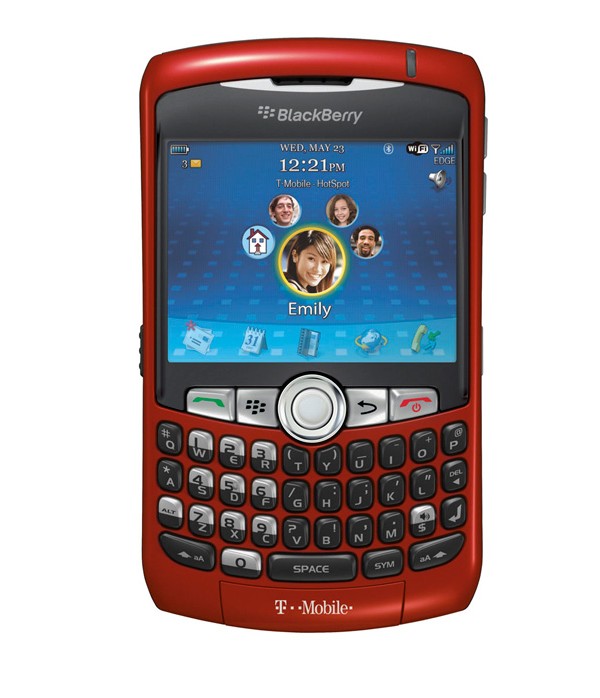 T-Mobile, BlackBerry, Curve, Sunset, smartphone, 