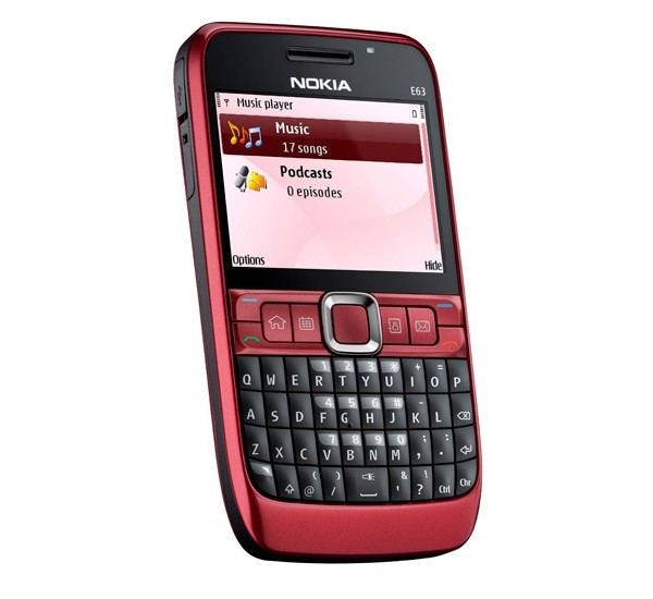 Nokia, E63, Symbian, S60, E-Series, E-