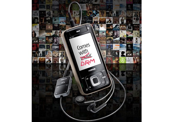 Nokia, comes with music, DRM, fees, Universal music, digital music, WMA, 192kbps, , , 