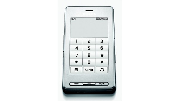 LG Prada, QWERTY, silver, LG-KE850