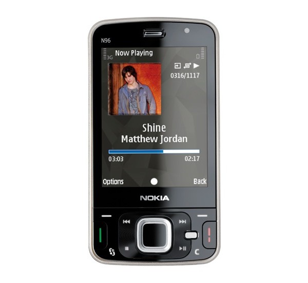 Nokia N96, smartphone, S60, N-Gage, Nokia Maps, GPS, продажи в России