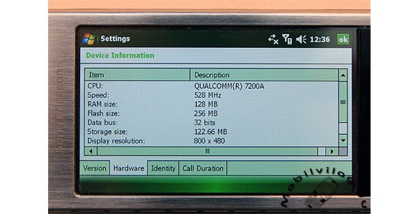 XPERIA X1, Windows Mobile 6.1