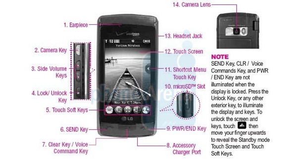 LG enV Touch