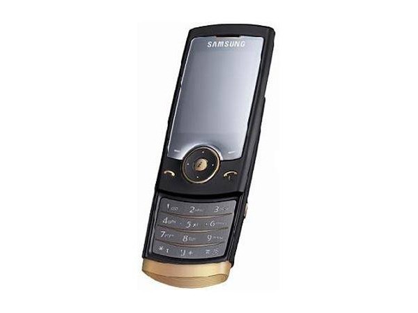 Samsung, U600, mobile phone, slider, black gold,  , 