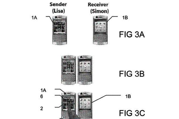 Sony Ericsson, patent, near field communication, rfid, bluetooth, drag-n-drop