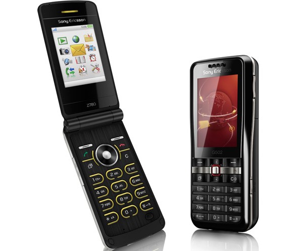 SE, Sony Ericsson, Z780, G502, clamshell, cellphone, mobile phone, мобильный телефон, моноблок, раскладушка