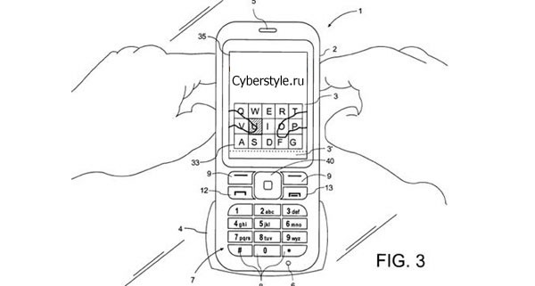 Nokia, patents, virtual keyboard