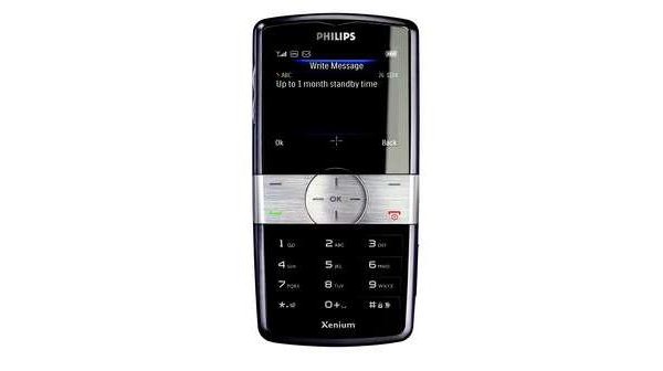 philips, xenium, 9@9w, phone