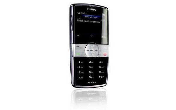 philips, xenium, 9@9w, phone