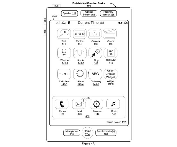 iPhone, Стив Джобс, патент