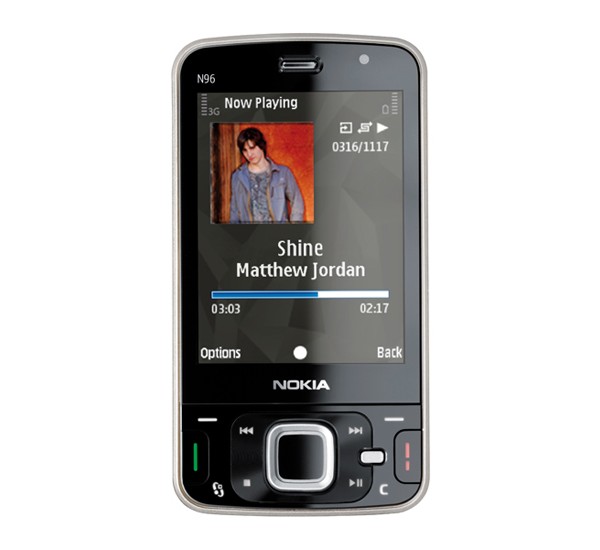 Nokia N96, symbian, S60, slider, слайдер, флагман Нокия, Нокиа, слайдер