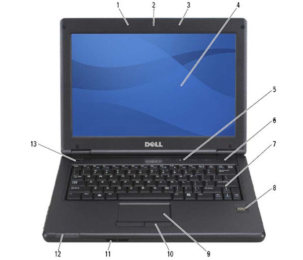 Dell, laptop, vostro 1200, ,  1200