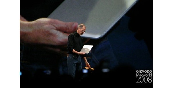 macworld 2008, steve jobs, macbook, air