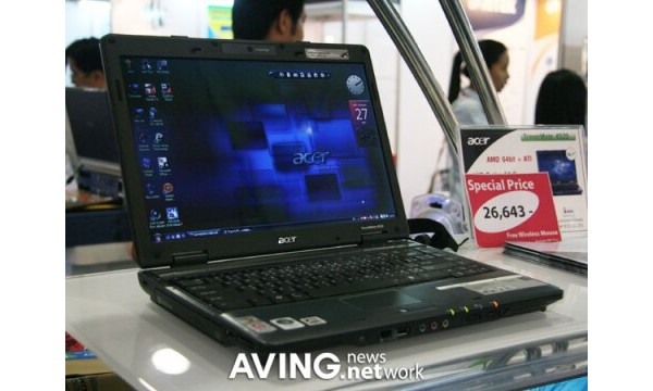 Acer, notebook, amd, TravelMate