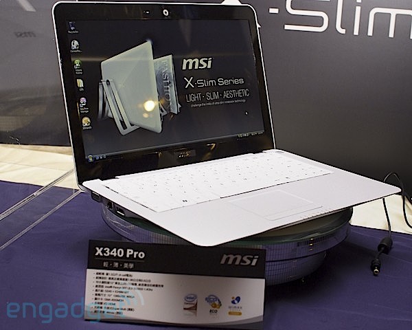 MSI, X-Slim X340, CeBIT, ноутбук