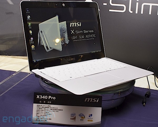 MSI, X-Slim X340, CeBIT, 