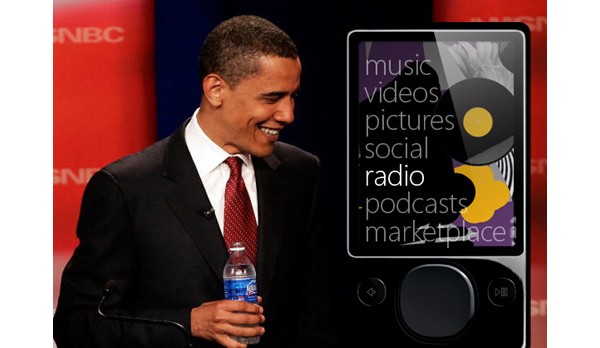 Microsoft, Apple, Zune, iPhone, президент, США, Медведев, Барак Обама