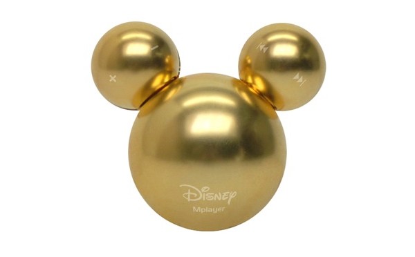 Плеер iriver Mickey Mouse, покрытый золотом