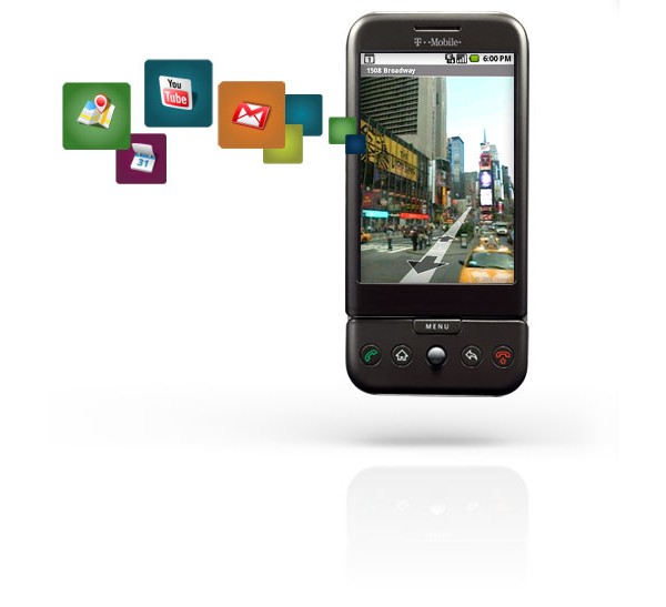 Android, Google, T-Mobile, HTC, Dream, телефон, смартфон