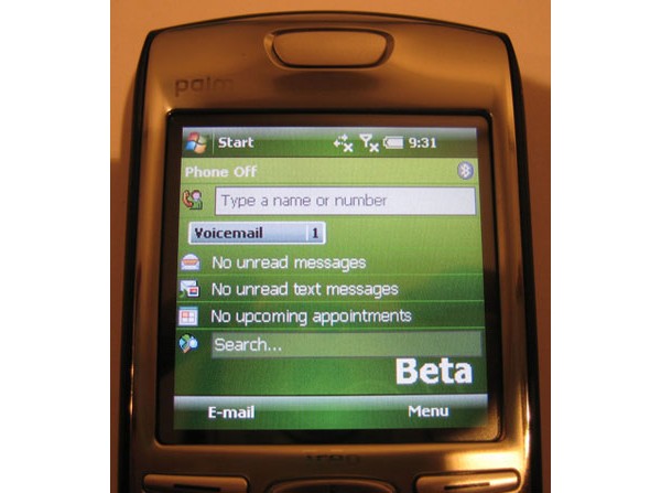 Windows Mobile 6, Palm Treo 750