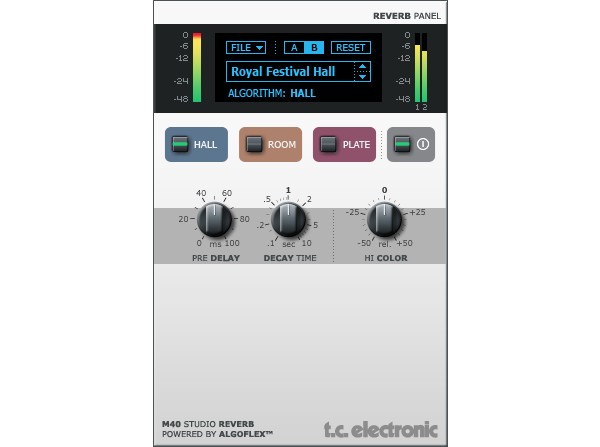 T.C. Electronic Desktop Konnekt 6: M40 Studio Reverb 