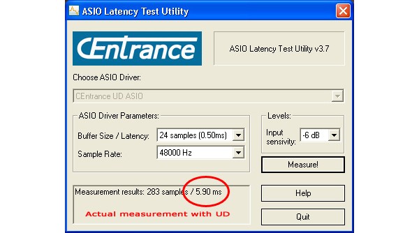 ASIO, CEntrance