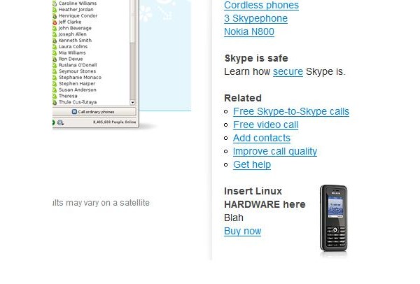 skype, linux, video call