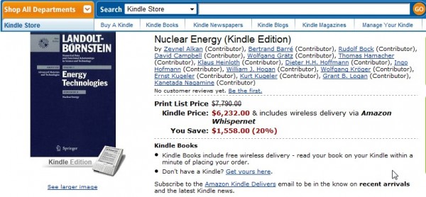Книга на Amazon.com может стоит дороже 6 тысяч долларов