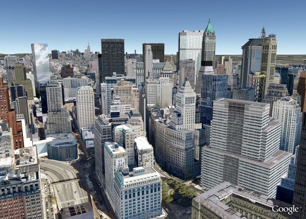 Google Earth, Google, New York, NY, 3D, -, 