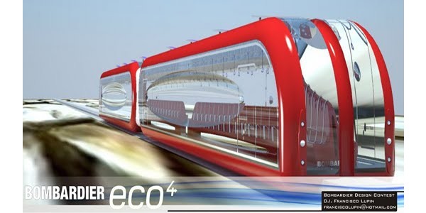 Eco4, YouRail Train Interior Design Contest, Francisco Lupin