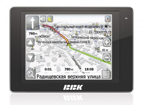 BBK, N3501, N4302, GPS, navigation, PND, навигаторы, навигация
