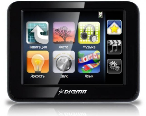 Digma, DM-350, GPS, navigation, 