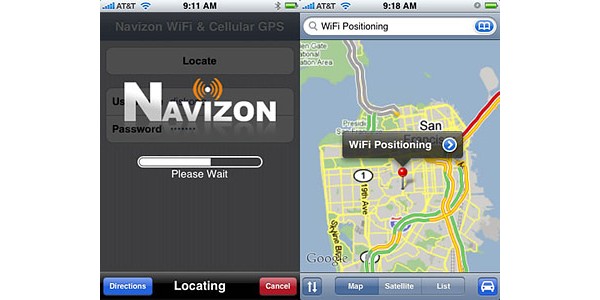Navizon, GPS, iPhone
