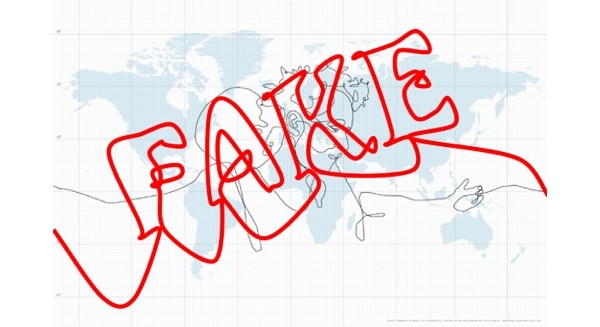 Fake, GPS, drawing, weird idea, DHL