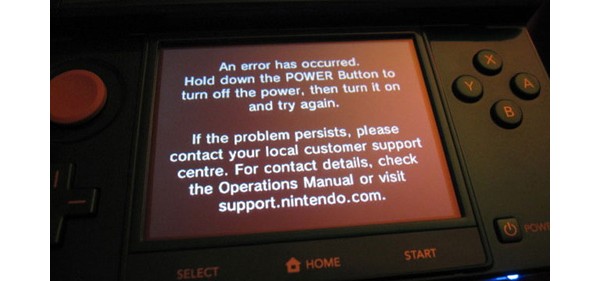 Nintendo, 3DS, ,   , black screen of death, 