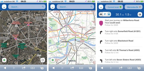 Nokia, Nokia Maps, Android, iOS