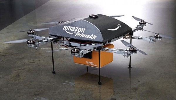 Amazon, Prime Air, доставка, беспилотники, роботы, дроны, квадрокоптеры