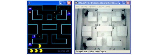 pacman with bugs