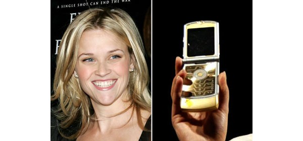 Reese Witherspoon Motorola MOTORAZR V3i Dolce & Gabbana Edition